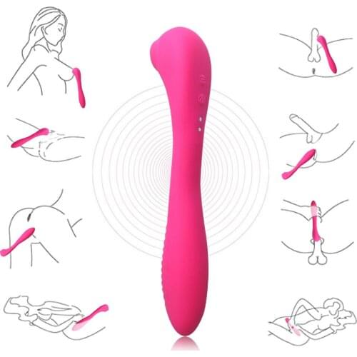 USB Sucking Vibrator Clitoris Stimulator Vibrating Dildo Clit Sex shop machine Toys for woman Women vagina pussy anal plug adult