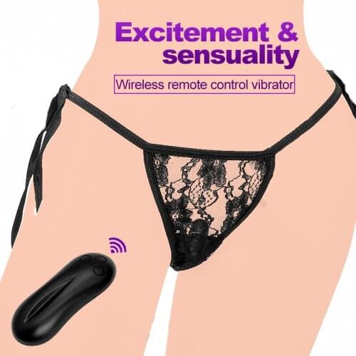 Vibrating Panties 10 Speeds Wireless Romote Control Bullet Vibrator Strap on Underwear G-spot Stimulation Sex Toys For Women