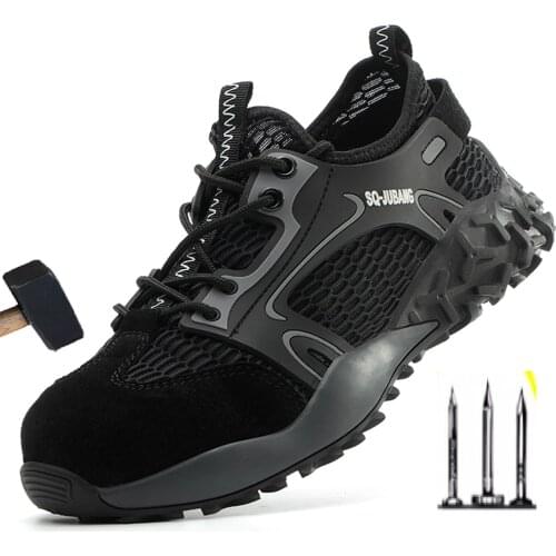 R-Win Safety Shoes Men Steel Toe Cap Women Lightweight Work Shoes Comfortable Casual Safety Protective Shoes