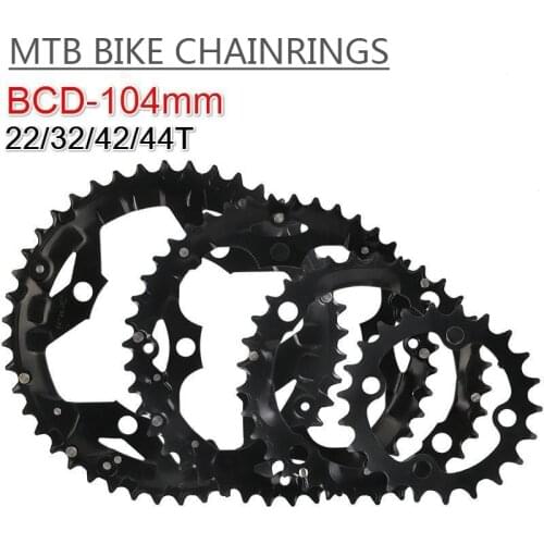 MTB Bicycle Chain Ring Chainring For Shimano Sram Universal Crankset 22t/32t/42t/44t 104bcd Cycling Parts Bike Accessories