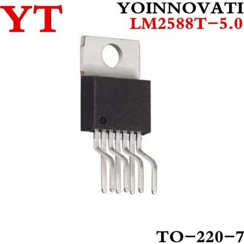 1PCS/lot LM2588T-5.0 IC REG MULTI CONFIG 5V TO220-7 2588 LM2588T LM2588