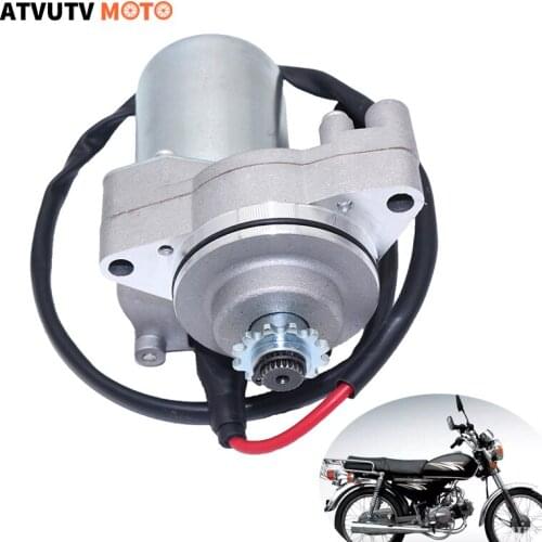 3 Bolt Starter Motor 12T For 50cc-125cc 4 Stroke Engine Quad Wheelers ATV Taotao Dirt Bikes SSR Go Karts DY100 JH70 Pit Bike