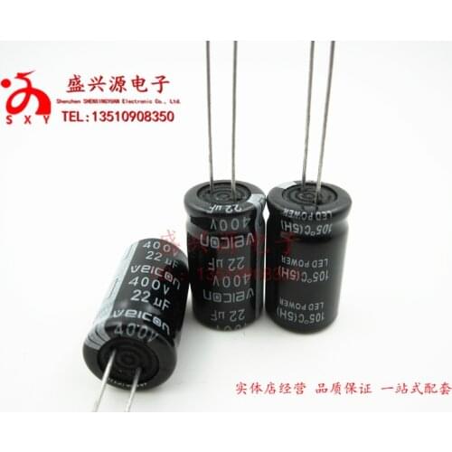30pcs/400V22UF 22UF400V Electrolytic capacitor Volume 13X21