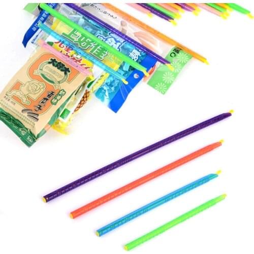 8PCS Plastic Multifunction Bag Clip Seal Stick Storage Bar Bag Househoud Sealer Clamp Snack Fresh Food Rod Strip Kitchen