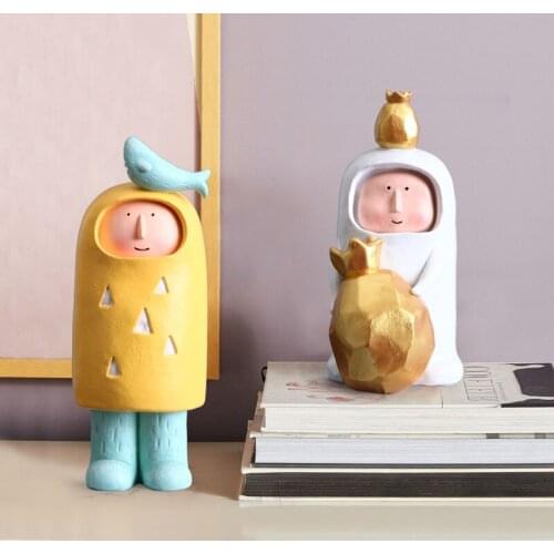 Anime Home Decor Cartoon Figurine Ornaments For Homes Healing Department Doll Decoration Creative Ugly Cute Birthday Gift Wedd