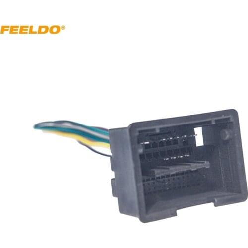 FEELDO Car Stereo Audio Installation Wiring Harness Adapter For Chevrolet Cruze Aveo Malibu ISO Radio CD/DVD Cable #HQ6078