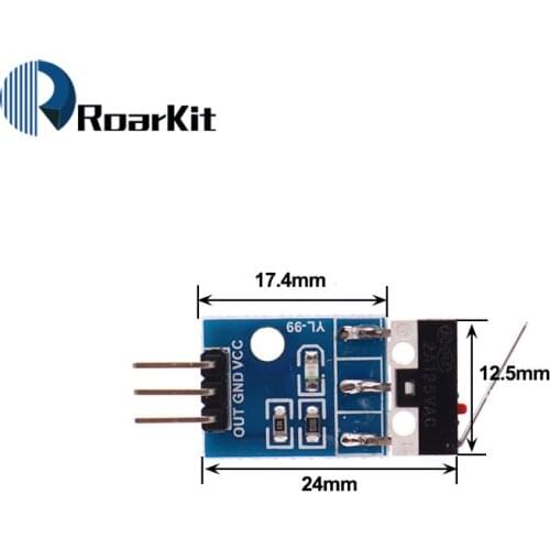 Car Helicopter Crash Collision Sensor Impact Switch Module Robot Model For Arduino with Dupont Cable