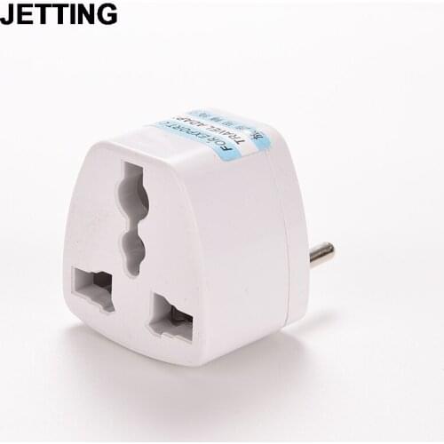 White Converter Conversion Plug Universal EU GER AU CHN Plug Adapter European Germany Australia Chinese Power Socket