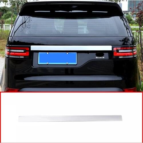 For Land Rover Discovery 5 LR5 L462 20172018 2019 2020 Rear Lid StripsTrims Exterior Accessory 1Pcs ABS Silver
