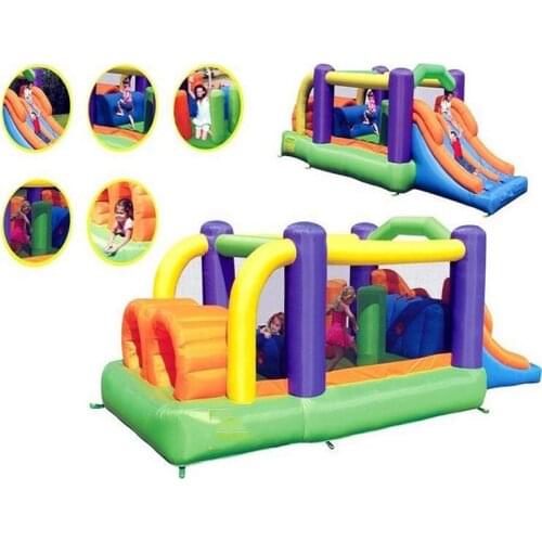 PVC inflatable castle bounce house obstacle course jumping bouncer