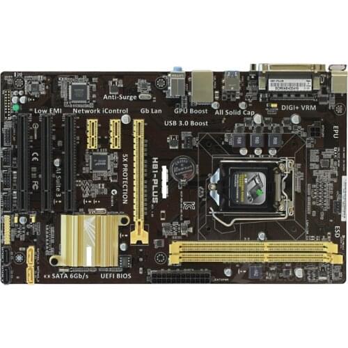 Asus H81-PLUS Desktop Motherboard LGA 1150 DDR3 I3 I5 I7 USB2.0 USB3.0 VGA 16GB H81 Original motherboards free shipping