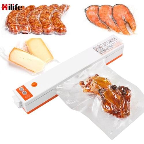 HILIFE Film Sealer Vacuum Packaging Machine Food Preservation EU Plug/ US Plug Household Food Vacuum Sealer Kitchen Storage