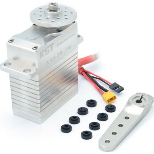KST X30-28-180 180kg 0.18sec 28v for Large Scale UAV Industrial For Drone UAV RC Car Boat Robot Helicopter Airplane