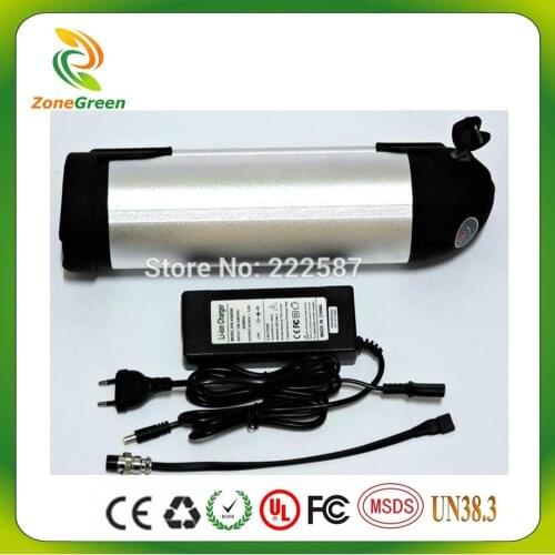 Great 36V 12AH Water bottle kettle bike battery Lithium Ion Battery for Electric Bike,rechargeble battery with BMS and charger