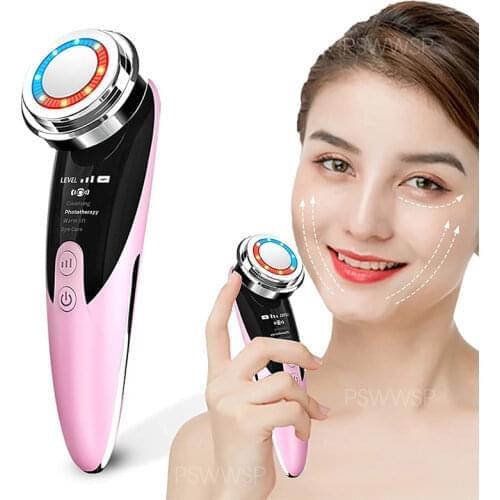 Facial Massager RF Face Lift Device LED Radio Frequency Skin Rejuvenation Wrinkle Removal Face Moisturizer Skin Care Tools