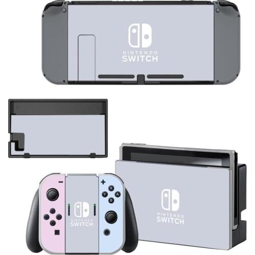 Pure Purple Pink Nintendo Switch Skin Sticker NintendoSwitch stickers skins for Nintend Switch Console and Joy-Con Controller