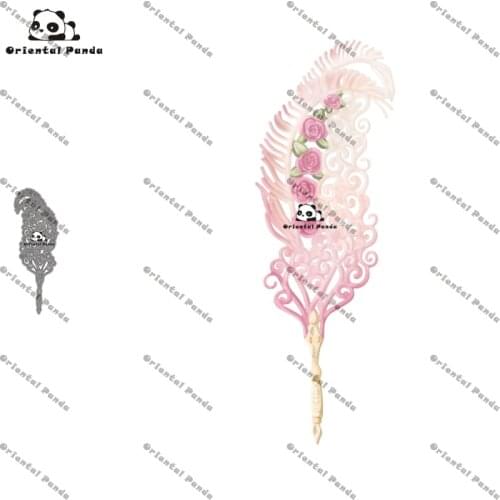 New Dies 2020 Camper Van Metal Pink feathers Dies diy Dies photo album cutting dies Scrapbooking Stencil Die