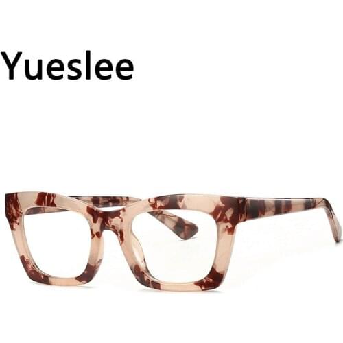 49254 Plastic Titanium Anti Blue Light Cat Eye Glasses Frame Men Women Optical Fashion Computer Eyeglasses