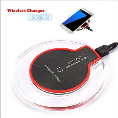 Transparent Wireless Charger Fast Wireless Charging Phone Chargers For Samsung Galaxy S9 Plus S10plus Note9 10pro