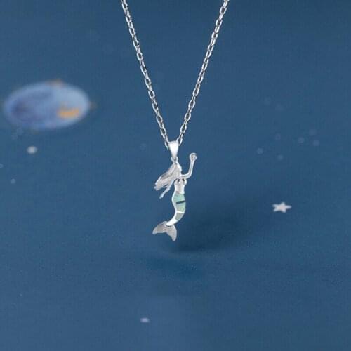 ROLILASONl Wholesale Retail White Fire Opal Pendant Silver Fashion Jewelry Blue Zircon Pendant OPS708 for Lover