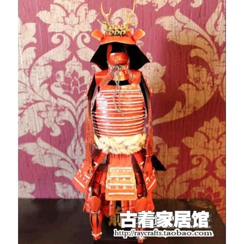 Sengoku warrior Sanada yukimura armor / Retro armor model / restaurant desk Decoration