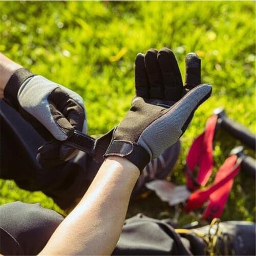 Outdoor Sports Gloves SANTO Full Finger Half Finger Gloves Cycling Touch Screen Glove Men Women Windproof Gloves