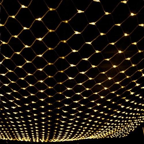 LED Net Mesh String Light 1.5x1.5M 120LEDS TV Backgroun Decorate Garden Fairy Light Christmas Wedding Party Holiday Garland Lamp
