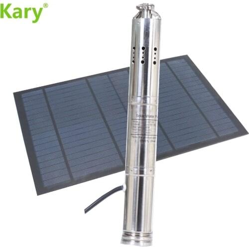 Kary 3 inches dc 12v water pump, submersible solar pump for irrigation 12v hydraulic pump