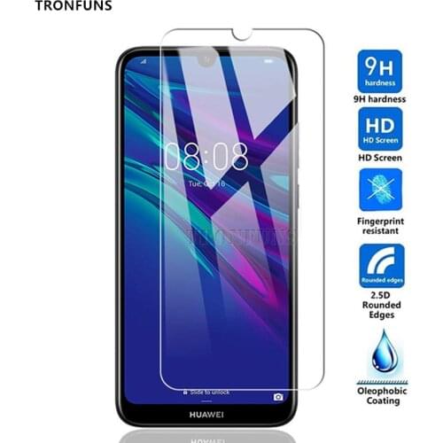 9H Tempered Glass For Huawei Y5 Y6 Y7 Prime Pro Y9 2019 Glass Screen Protector On For Honor 8A 8S 10 Lite 10i Protective Film