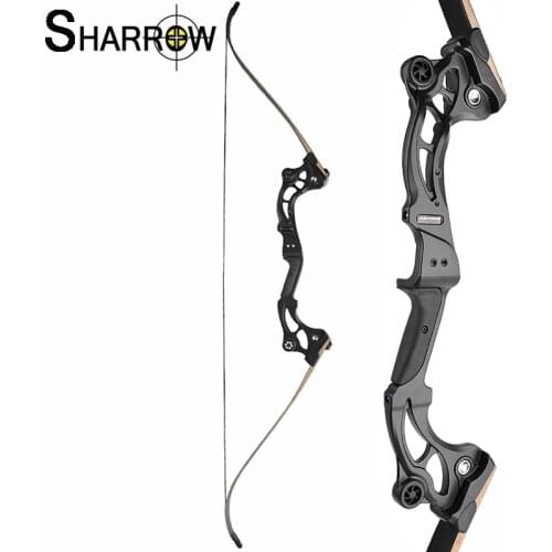 1pc 30-55lbs Archery Recurve Bow Hunting Take Down Bow 64Inch Laminated Bamboo Chip Fiberglass Limb Shooting Fishing Accessories