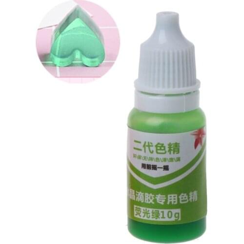10ml 15 Color Epoxy UV Resin Colorant Jewelry Liquid Pigment Bath Bomb Soap Dye E56C