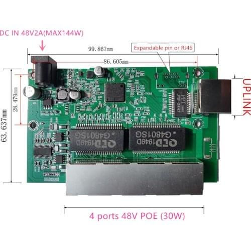 5 POE 1000M Port 8 Poe 10/100/1000M Industrial Switch gigabit switch 5 gigabit switch gigabit switch POE SWITCH 48V 1000M