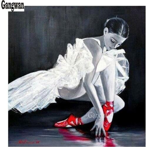 3D DIY Diamond Painting The beautiful Ballet Dancer Icon Mosaic Pictures of Rhinestones diamond Embroidery Cross Stitch Kits art