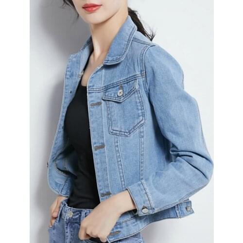 Женские джинсовые куртки BONJEAN China At AliExpress