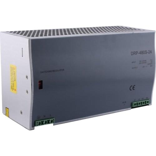 DR-480S-24 480W 24V 20A Single Output AC-DC industrial Din Rail Switching Mode Power Supply