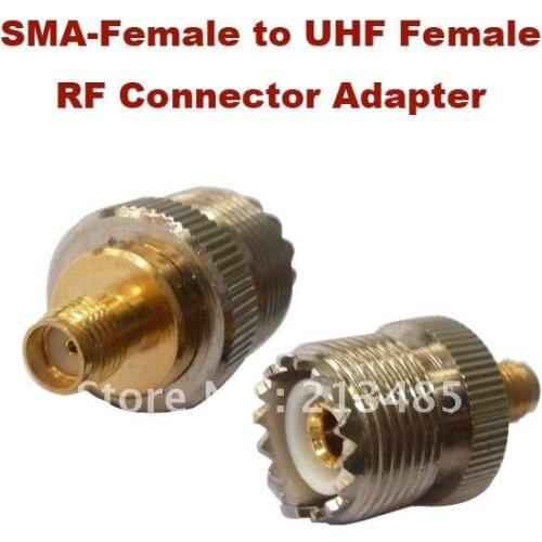 SMA Female to UHF Female RF Connector Adapter