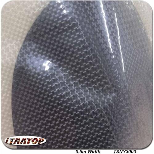 ITAATOP Laser Hydro Film TSNY3003 0.5M * 2/10/20M 5D carbon fibre Hydro Dipping Film