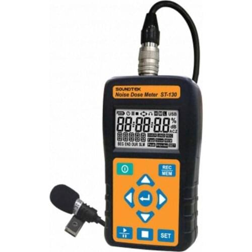 Sound Level Meter Noise Dose Meter Built-in OSHA MSHA DOD ACGIH ISO85 ISO90 USB