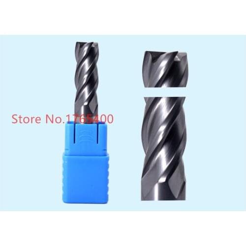Brand 1pcs HRC60 4Flute 1mm 2mm 3mm 4mm 6mm 8mm 10mm Carbide End Mill Tungsten Steel Milling cutter CNC end milling