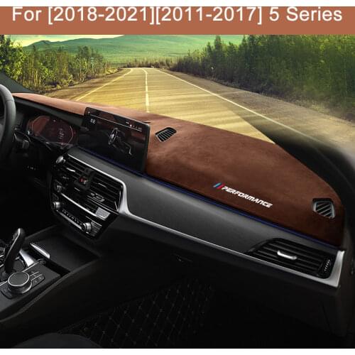 Dashboard Cover Mat for BMW 5 Series 2018-2021 G30 G38 2011-2017 F10 F11 F18 Anti Light Sunshade Carpet Car Interior Accessories