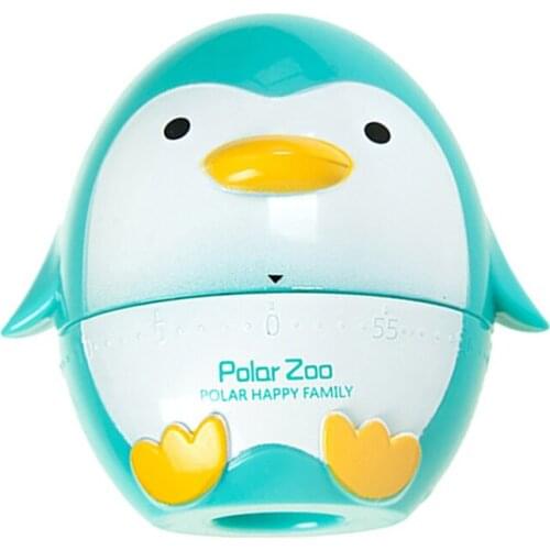 Cute Cartoon Penguin Timers Mechanical Time Reminder Stopwath Clock, 60 Minutes Kitchen Timer Time Manager Home Decoration