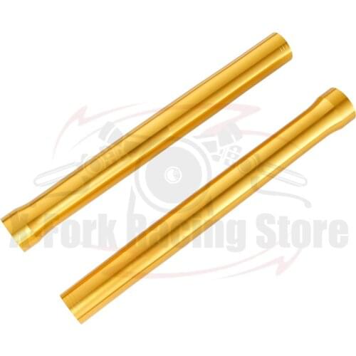 Stanchion Fork Tubes Pair For Yamaha YZF R6 2006-2007 Front Outer Pipes Bars Delicate Gold Color 490mm 2C0-23106-00-00
