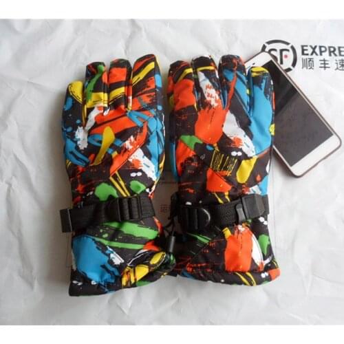 Winter sports windproof waterproof warm -30 cycling gloves snowboarding motorcycle gloves ski gloves men and women