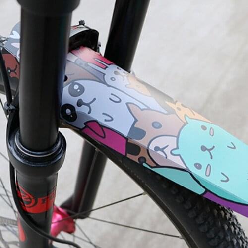 Bicycle Fenders Carbon Fiber Color Front/Rear Tire Wheel Universal Mudguard MTB Road Bike Wings Fenders Cycling