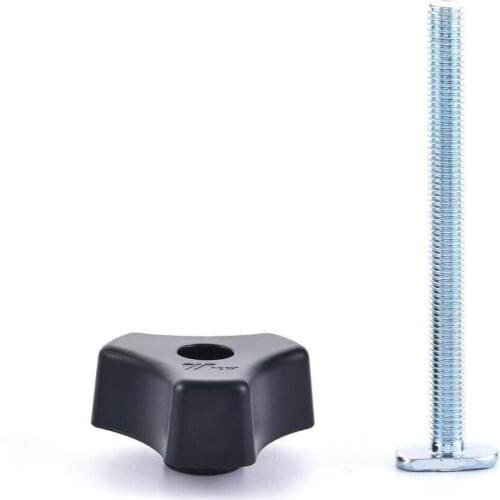 Hand Slide Block Tools Clamps T-Tracks M8 Screw Device Quick Acting Accessories Carpenter Woodworking Tool for Positioning