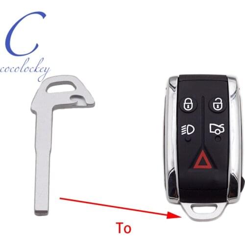 Uncut Emergency Insert Blank Blade for jaguar x s-type xf xk xk Remote Key Fob