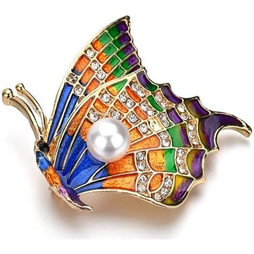 XinYiHan Butterfly Brooches For Clothes