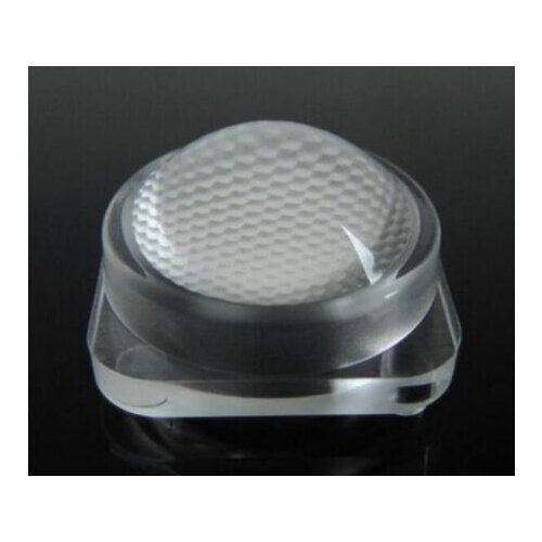 XSF-14.9 High quality Led lens, Size: 14.9X14.9X9.4mm, 45 degree, Temperature: -30 to+98, Bead surface, PMMA materials