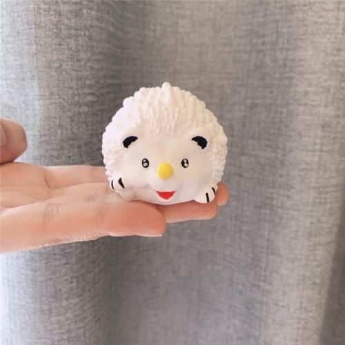 3D Cute Hedgehog Silicone Candle Mold DIY Fondant Cake Decoration Handmade Soap Making Mould Cartoon Animal Molds Candle Crafts