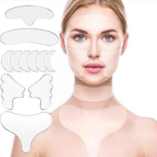 Anti Paste Reusable Anti Patches Lifter Reusable Silicone Skin Aging Removal Sticker Lift R7S8
